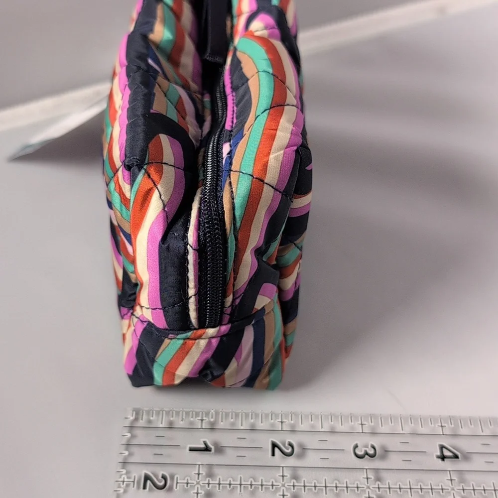 Vera Bradley Outlet Ultralight Essential Small Cosmetic Bag in Retro Ribbons